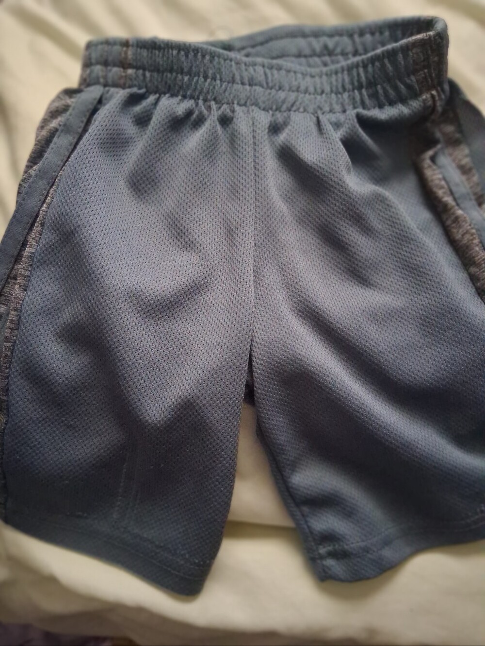 Kids Athletic Mesh Shorts - Navy